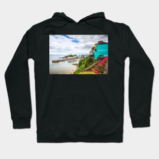 Tenby Harbour And Lifeboat Stations, Pembrokeshire, Wales Hoodie